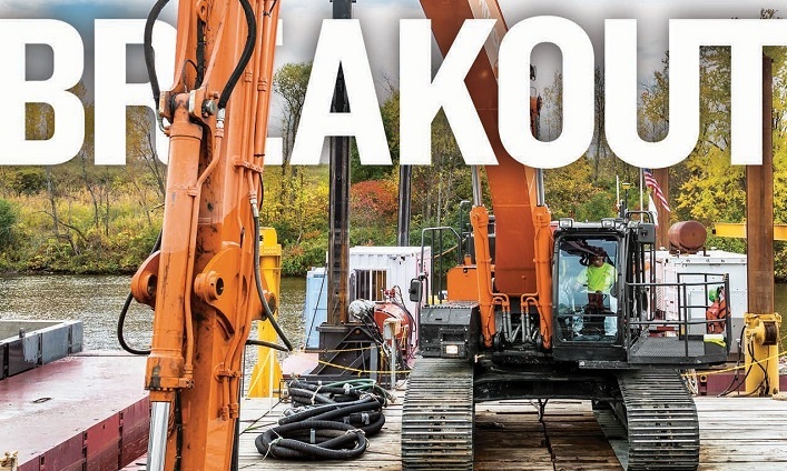 Brennan Takes Three Hitachi zx470lc-6 Excavators on the Water