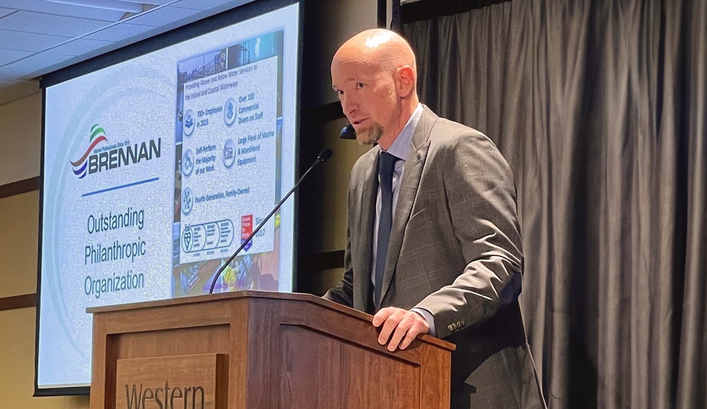 J.F. Brennan Company Brennan Accepts Outstanding Philanthropic Organization Award